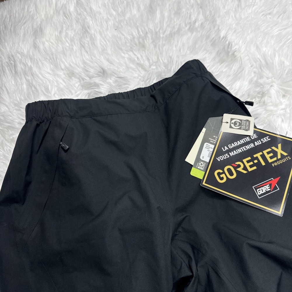 REI Mens Gore-Tex Rain Pants Waterproof Xerodry GTX Pac-Lite 2L Shell Black New